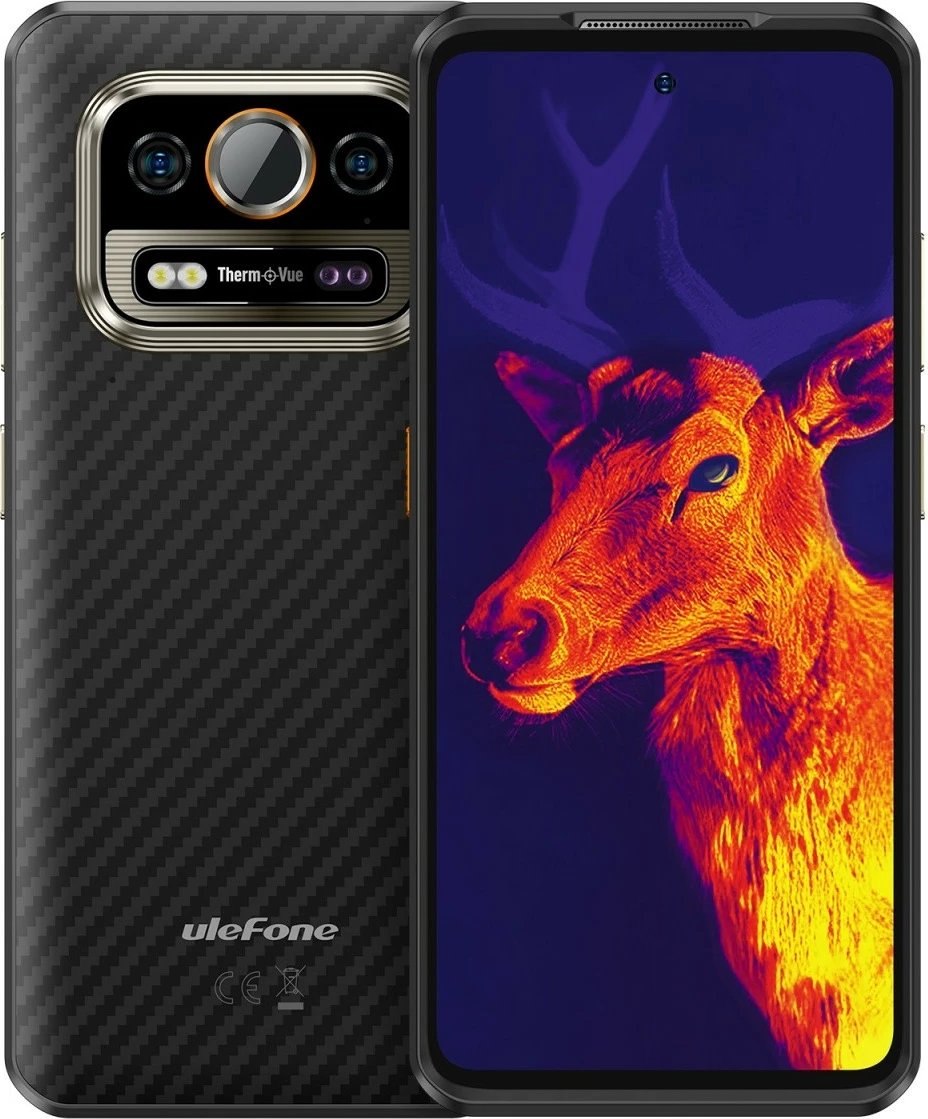 Celular Ulefone Armor 25T 4G, 6/256GB, IP69K, Thermal Vision, Frost Black