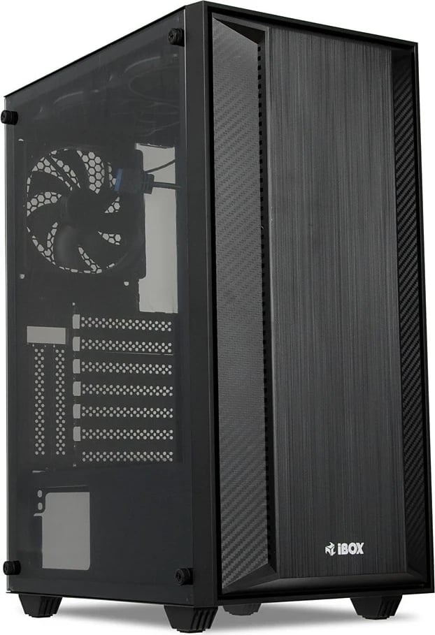 Kasë I-BOX CETUS 906, Midi Tower ATX, e zezë Kasë I-BOX CETUS 906, Midi Tower ATX, e zezë