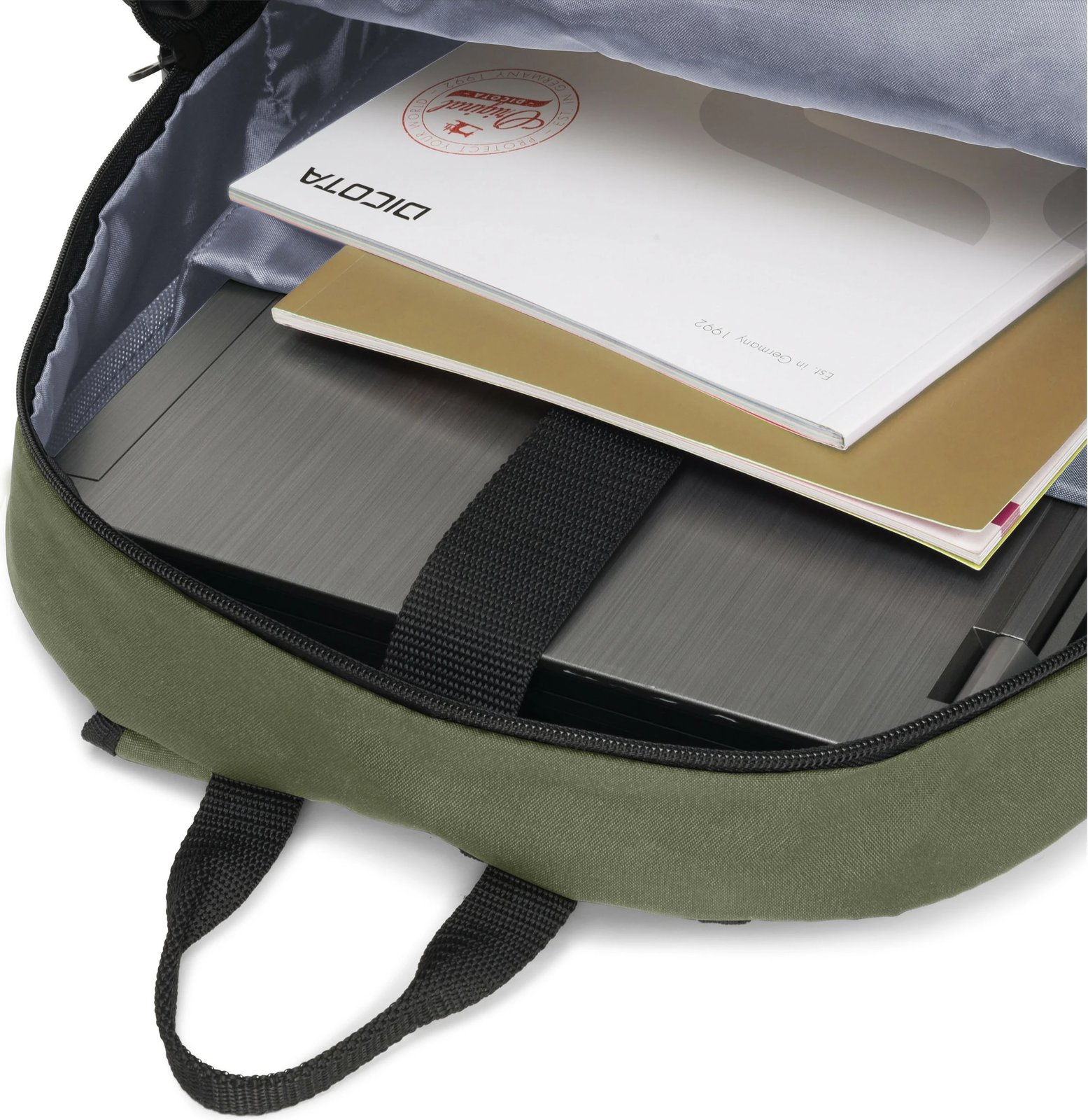 Shpinë DICOTA BASE XX D31965, 15.6", 350g, Gjelbër, Ulliri