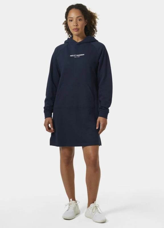 Fustan me kapuç Helly Hansen për femra, blu marine