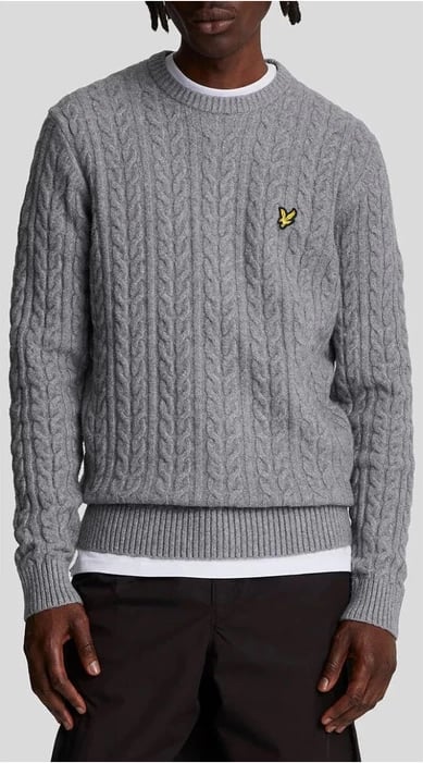 Duks për meshkuj Lyle & Scott, gri