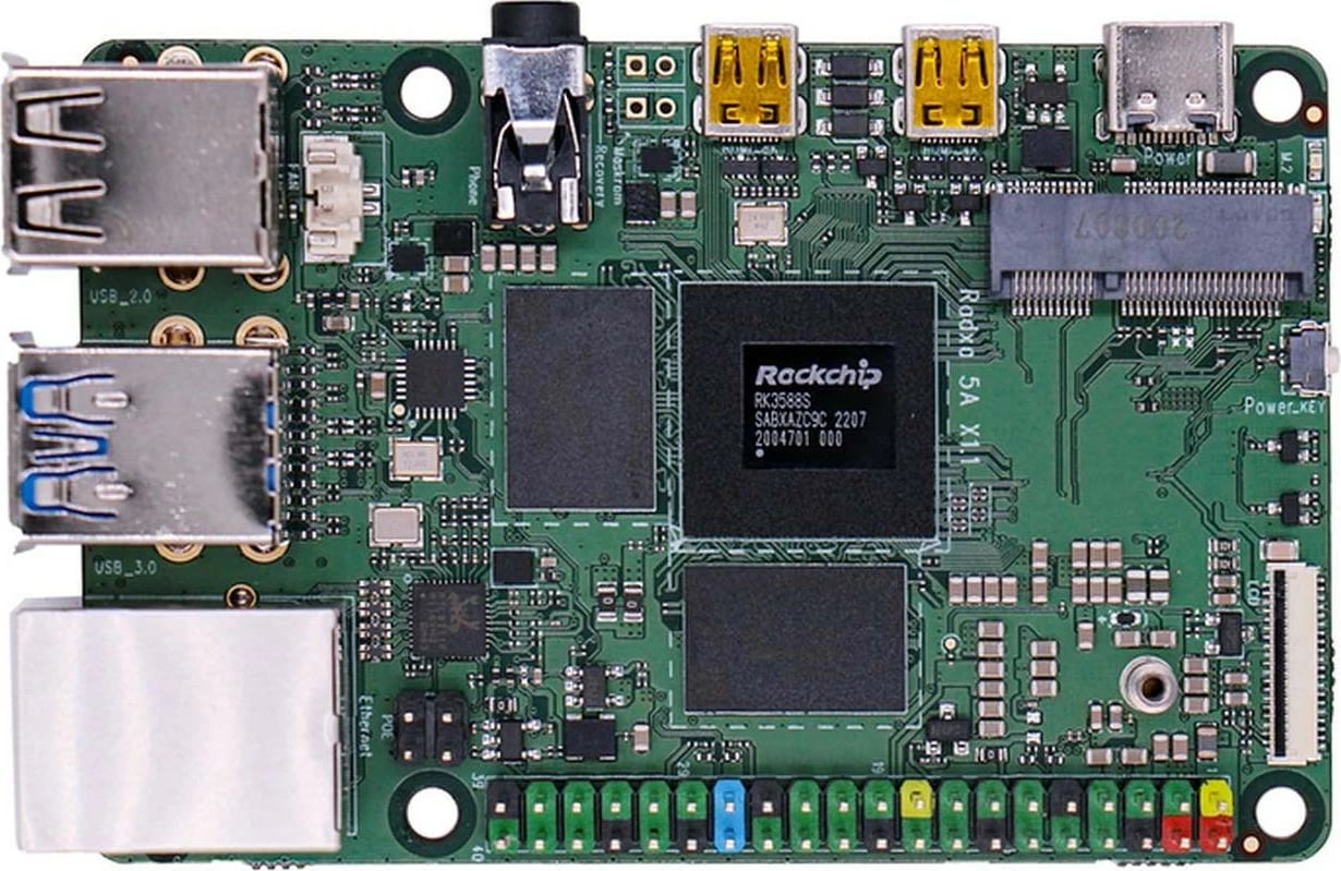 Kompiuter ALLNET Radxa ROCK 5A RK3588, 16GB LPDDR4