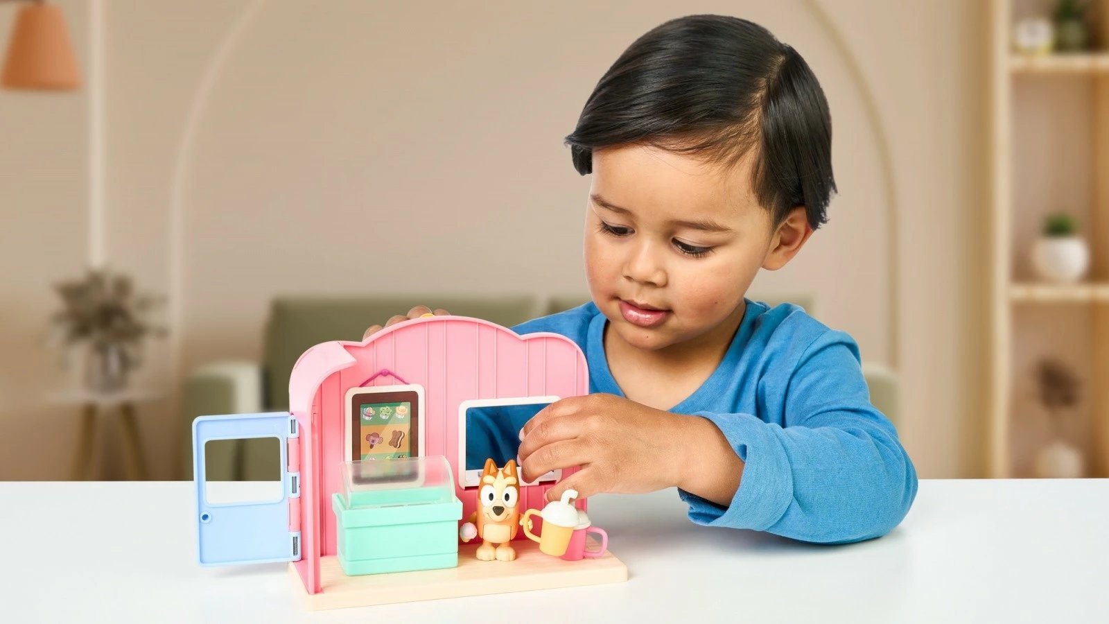 Set lodrash Bluey Mini Ice Cream Shop, Tm Toys, BLU17553, plastikë, për fëmijë, shumëngjyrësh