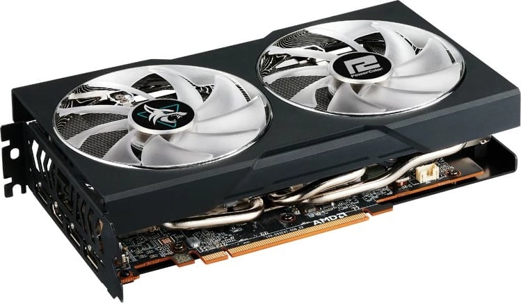 Kartelë grafike PowerColor Hellhound RX 7600, 8 GB, GDDR6, PCI Express 4.0, e zezë