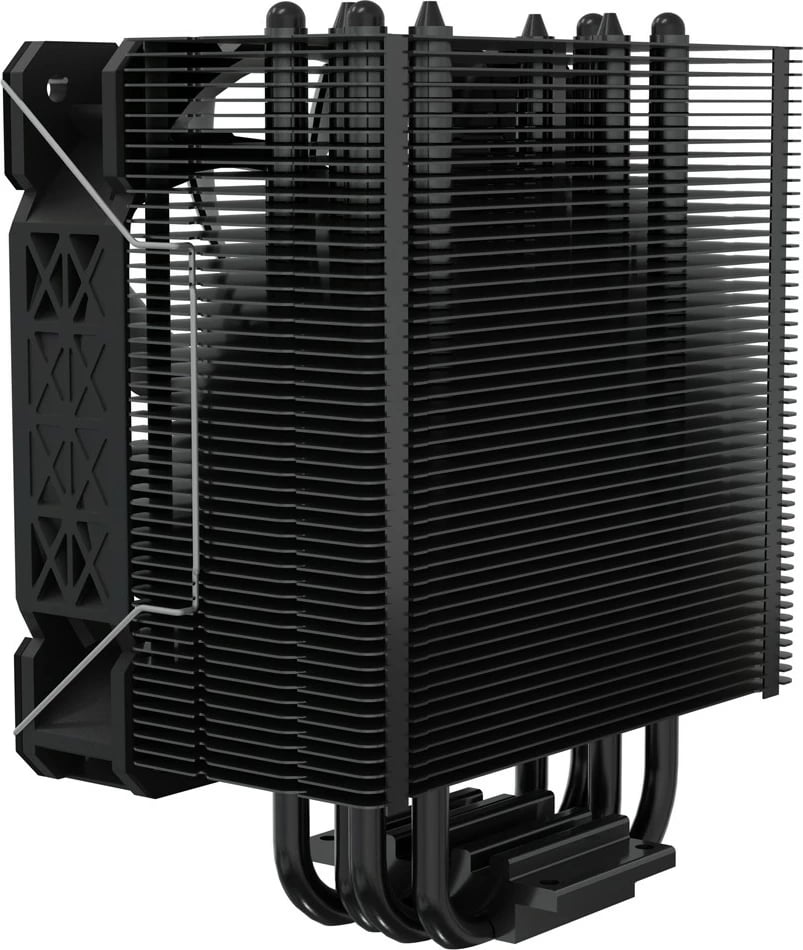 Ftohës procesori Savio Vortex X2 Black, 120 mm, 4-pin, për Intel/AMD, i zi