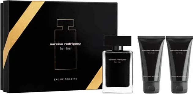 Set Eau de Toilette për femra Narciso Rodriguez For Her, 50ml, 3 copë