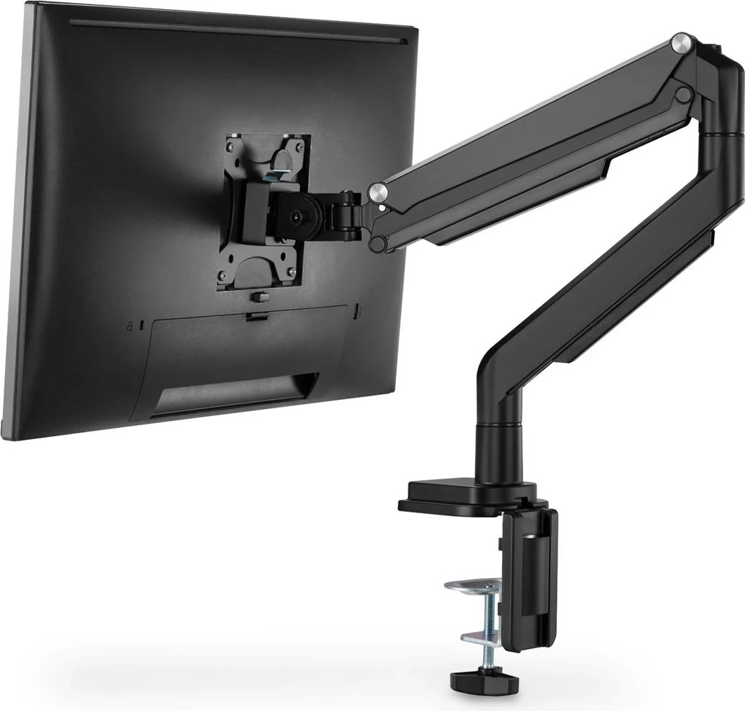 Mbajtës monitori DIGITUS DA-90394, me gas spring, për tavolinë, i zi