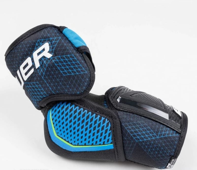 Mbrojtëse bërryla për fëmijë Bauer, të zeza dhe blu