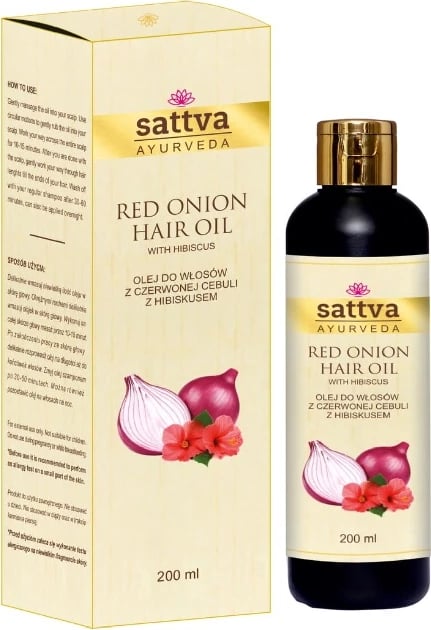 Vaj për flokë për femra Sattva Red Onion 200ml