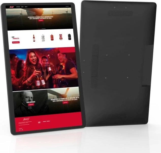 Display ALLNET 14 Zoll Android 12 RK3588 NFC PoE HDMI, ngjyrë e zezë