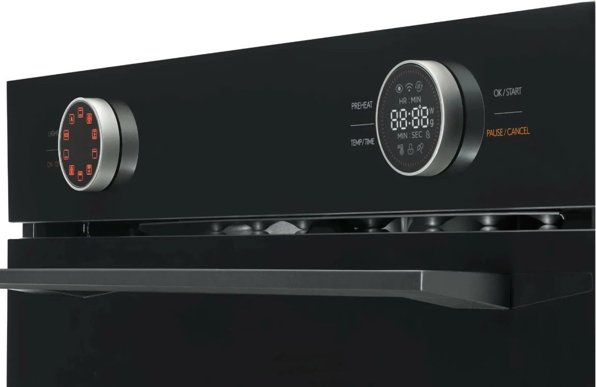 Furrë Amica ED6769BA+ S-TYPE, 72L, katalizë/avull, AirFry, e zezë