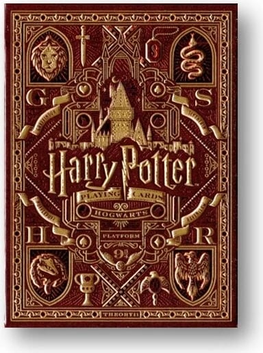 Letra bixhozi Bicycle Harry Potter Gryffindor, të kuqe, 54 copë