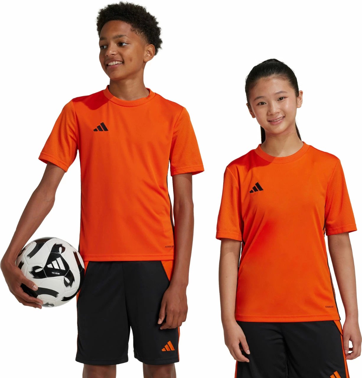 Maicë për fëmijë adidas, portokalli