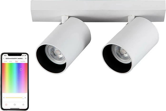 Spot tavanor i mençur Yeelight YLDDL-0084, 2 llamba, i bardhë