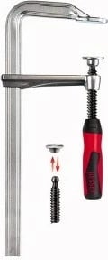 Shtrëngues metalik Bessey GZ-2K 120/60, dorezë plastike e kuqe