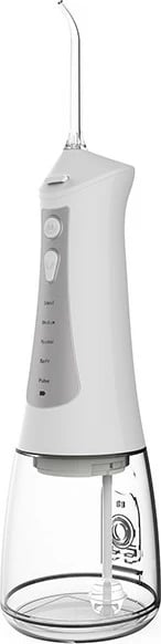 Irigator oral Lafe CleanPRO White, 300 ml, 6 koka, i bardhë