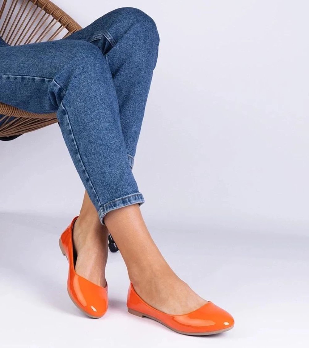Balerina PRIMO 210930 për femra, portokalli