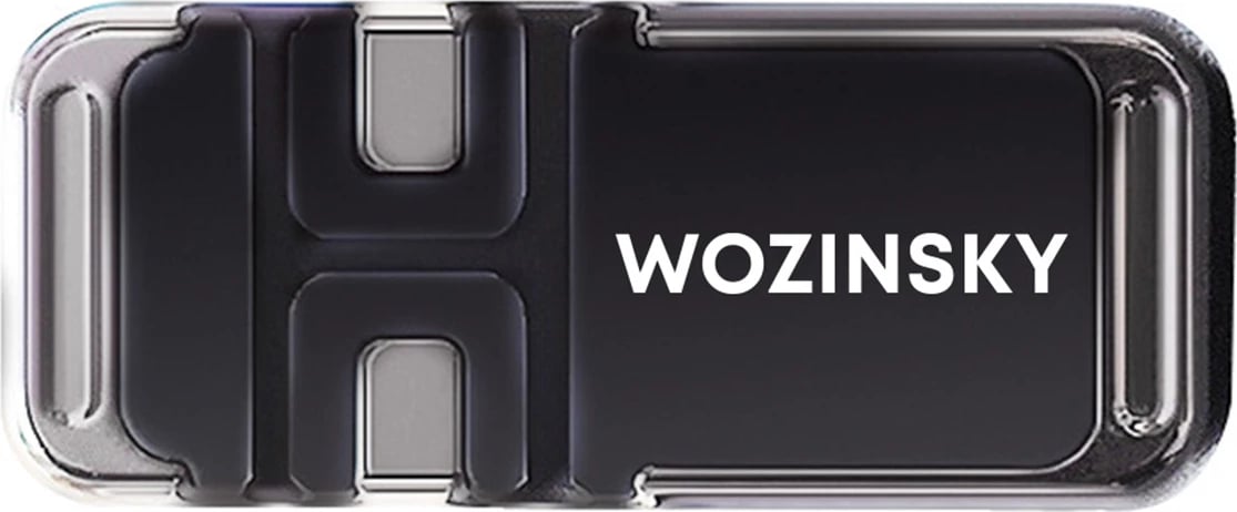 Mbajtës magnetik për telefon Wozinsky WMCDO-B1 me organizues kabllosh, i zi