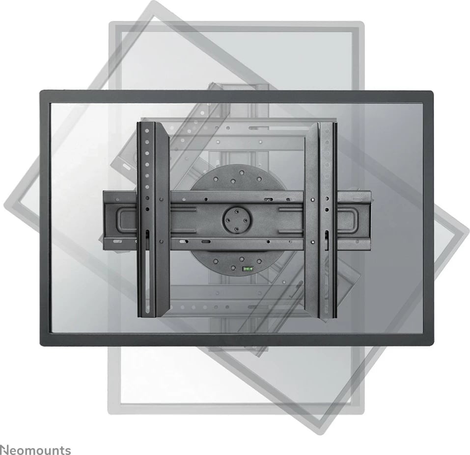 Mbajtës muri për TV Newstar Neomounts LED-WR100BLACK, 37-75 inç, rrotullues 360°, çelik, i zi