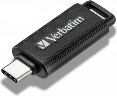USB Verbatim Store 'n' Go 128GB, USB Type-C, 3.2 Gen 1, e zezë