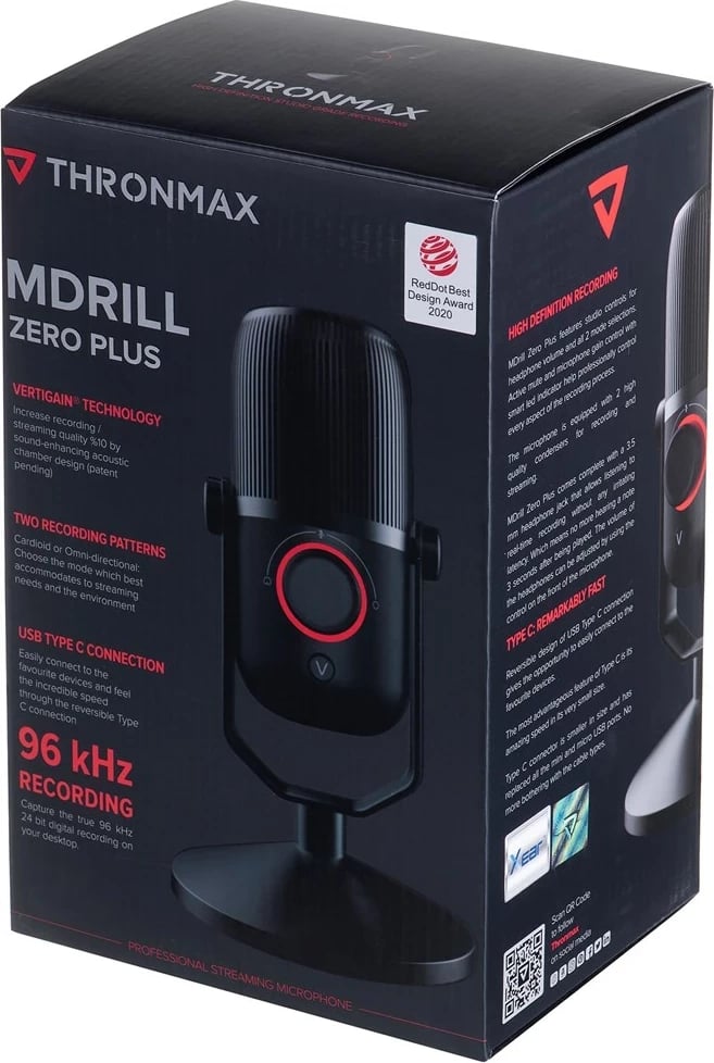 Mikrofon Thronmax M4 MDRILL Zero Plus, i zi