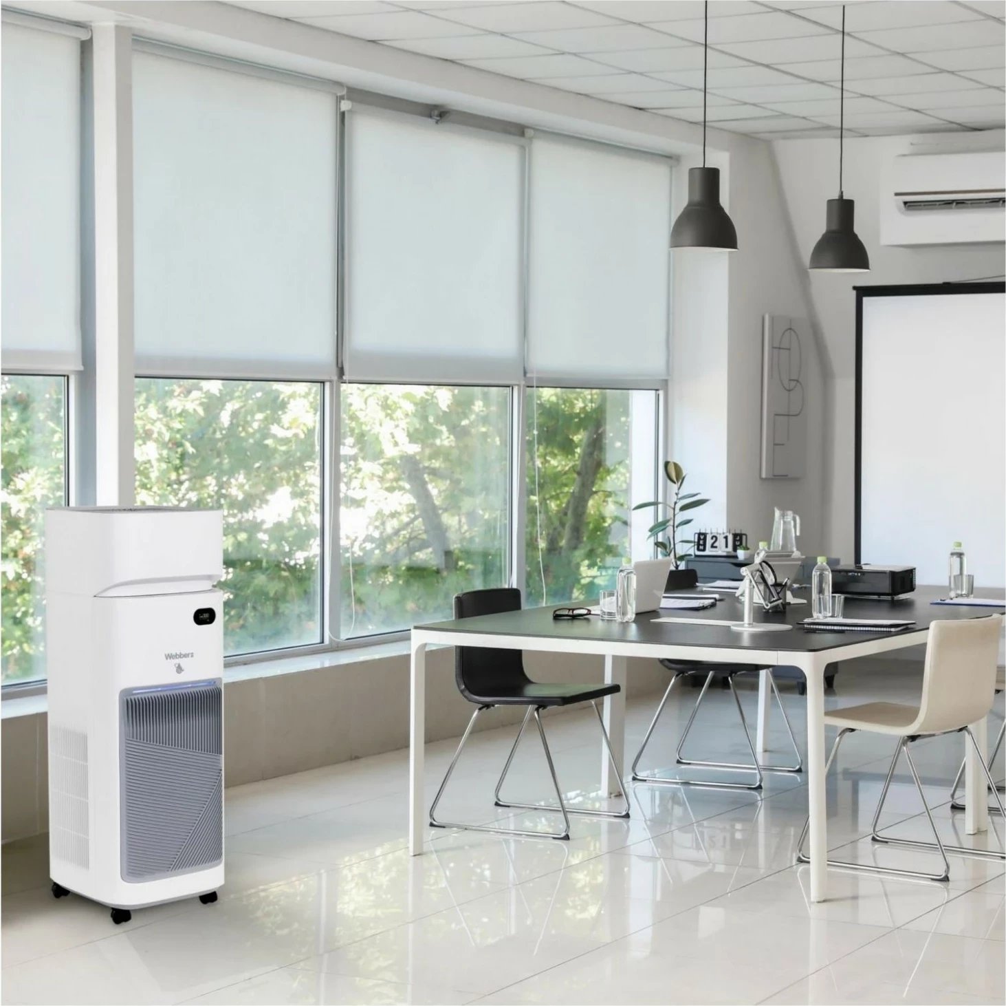 Pastrues ajri Webber AP9650 Wi-Fi, 77m2, HEPA 13, i bardhë Pastrues ajri Webber AP9650 Wi-Fi, 77m2, HEPA 13, i bardhë
