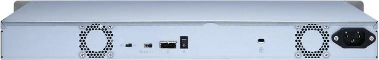 Kasë QNAP TL-R400S 4-bay, 1U rackmount, SATA JBOD, e zezë/gri