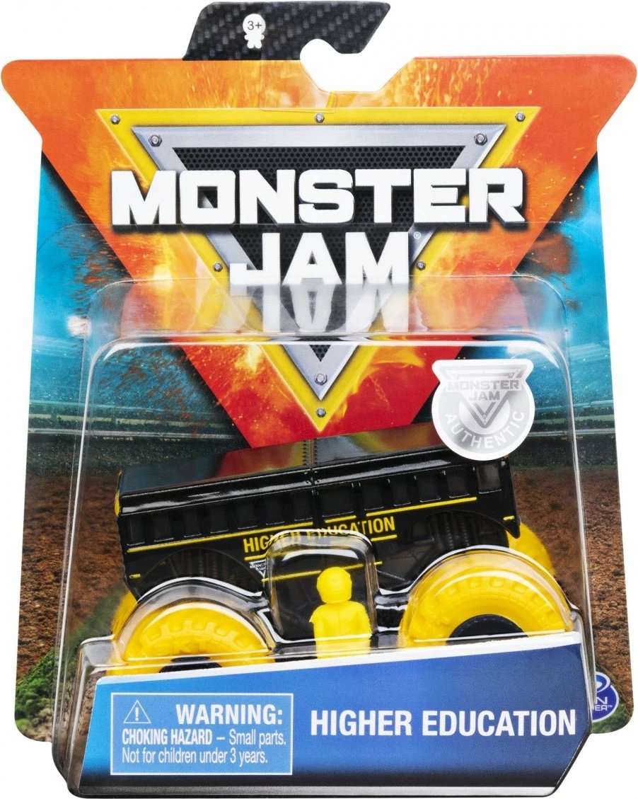 Lodër veturë Monster Jam Spin Master 1:64, metal dhe plastikë, ngjyra të përziera, 1 copë