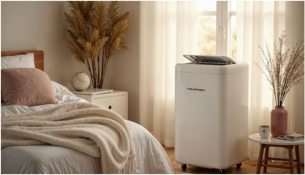 Kondicioner portabil Blaupunkt ACP309, 9000 BTU, Wi-Fi, i bardhë