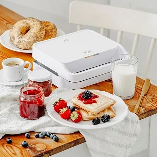 Toster për sanduiçe Adler AD 3070W, i bardhë