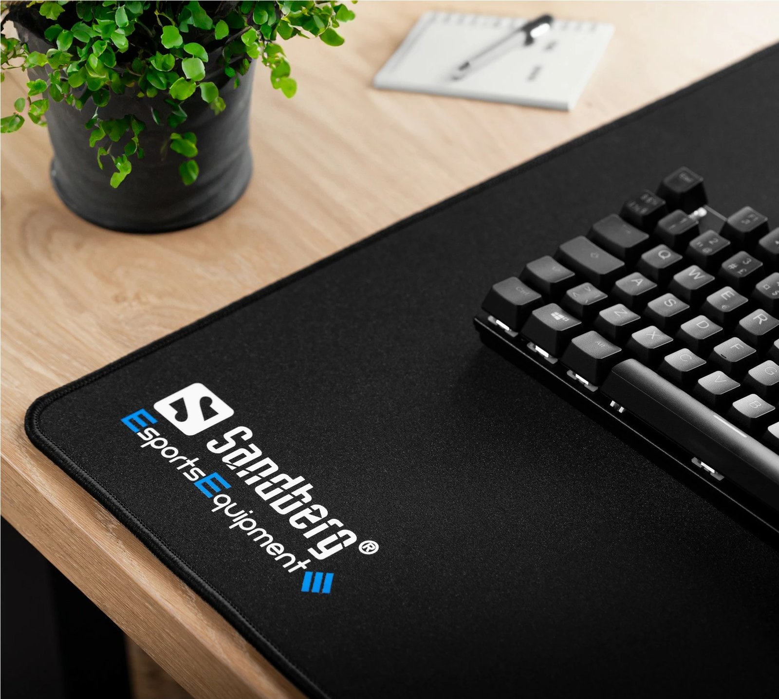 Mauspad Sandberg Gamer Desk Pad XXXL, Monokromatik, Zi