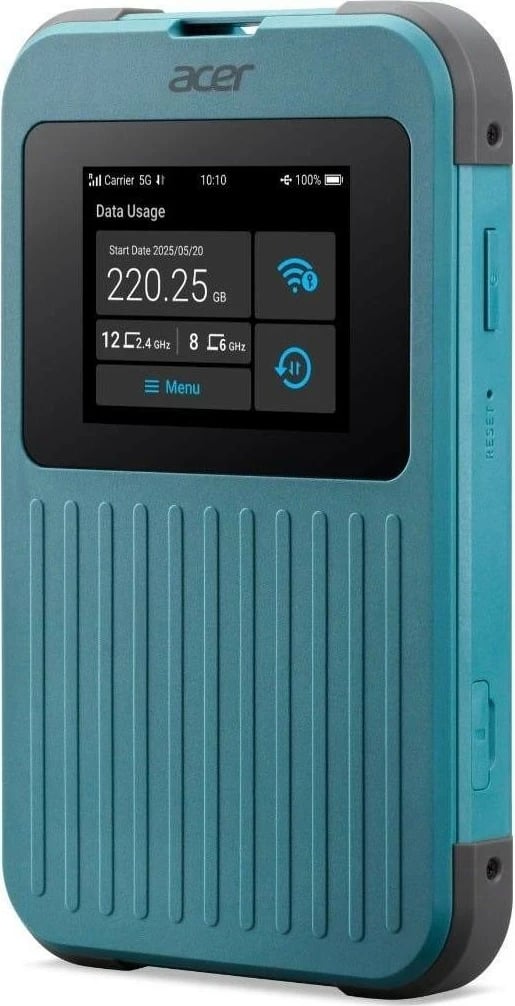 Hotspot mobil Acer Connect M4 5G, Wi-Fi 6, ekran me prekje, bateri 8000mAh