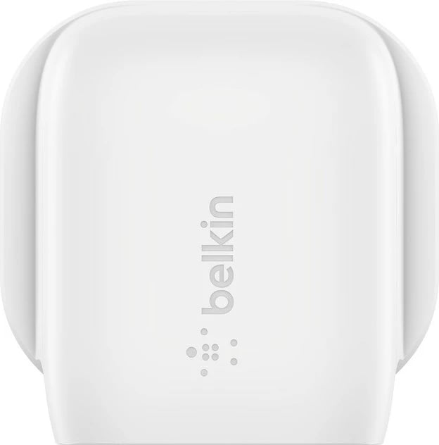 Karikues muri USB-C, Belkin, WCA006vf1MWH-B6, PD PPS 20W, i bardhë, me kabllo USB-C në USB-C 1m