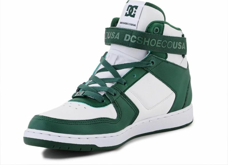 Atlete të larta për meshkuj DC, të bardha me të gjelbër