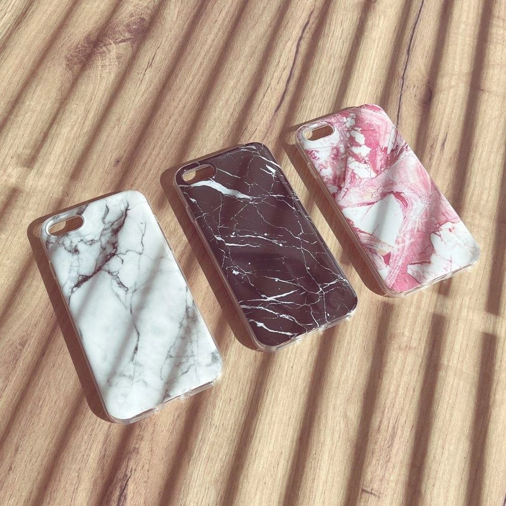 Mbështjellës Wozinsky Marble për Xiaomi Mi 10 Lite, TPU, i zi