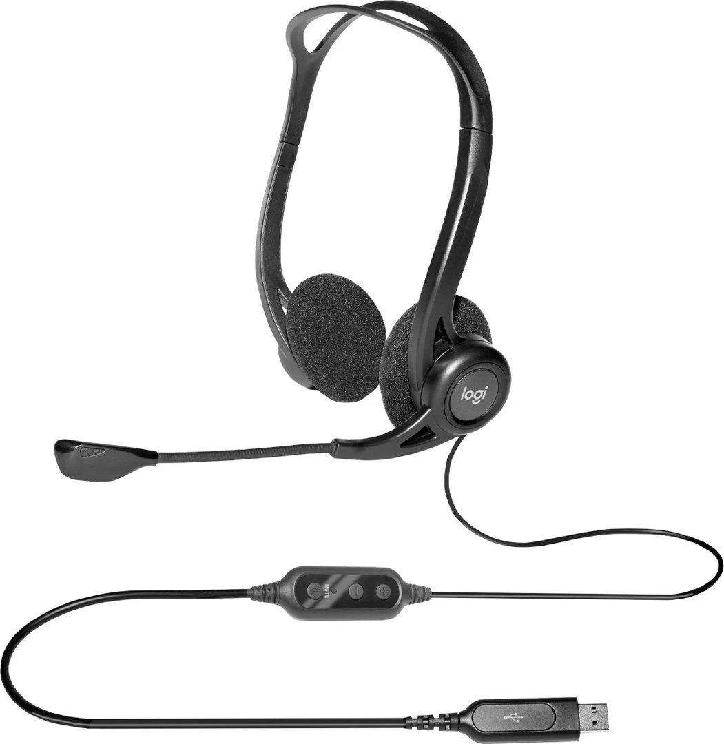 Kufje Logitech 960 USB-A, i zi 