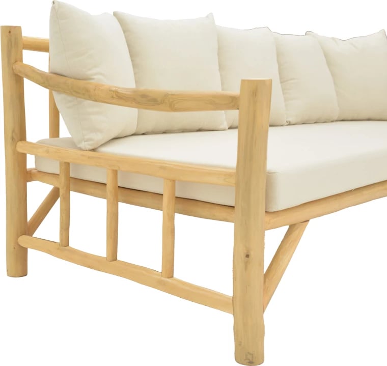 Divan Roziana dru tik natyral 210x100x80cm