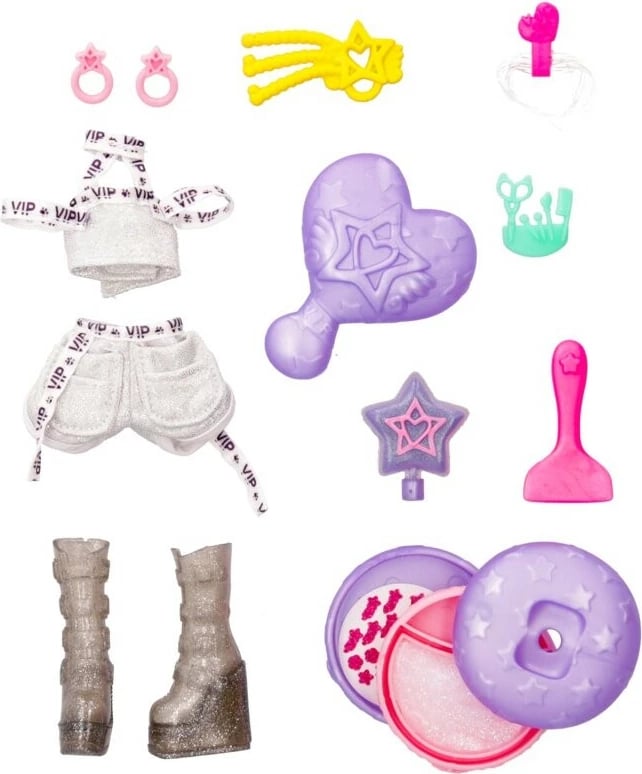 Kukull VIP Pets Hair Academy Hailey, Tm Toys, 30 cm, me aksesorë flokësh, shumëngjyrëshe