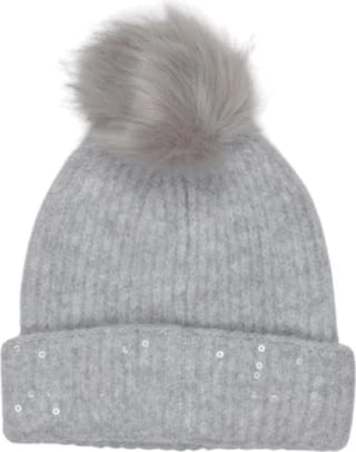 Kapelë Pieces femra, gri