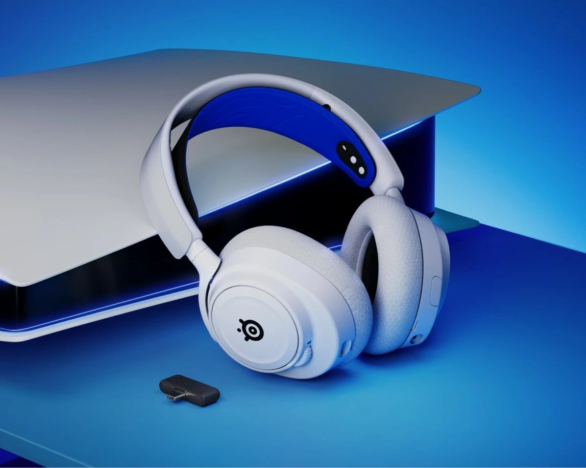 Kufje gaming SteelSeries Arctis Nova 7P, wireless, Blu