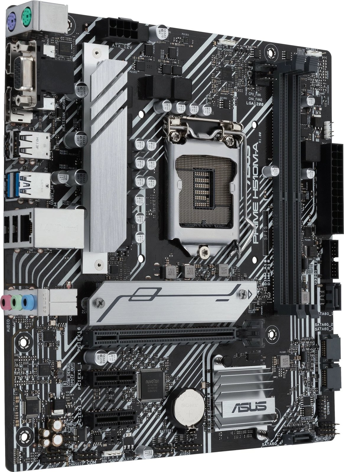 Pllakë amë ASUS PRIME H510M-A, Socket LGA 1200, Intel® Celeron®, Intel® Core™ i5, i7, i9, Intel® Pentium®, DDR4-SDRAM, 64 GB, DIMM