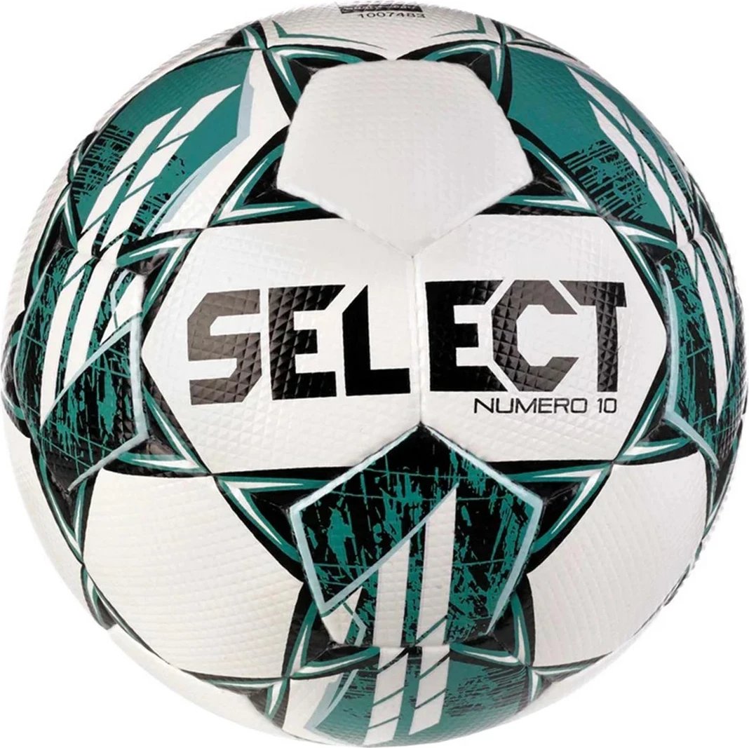 Top futbolli Select Numero 10 FIFA Basic v23, i bardhë dhe i gjelbër, madhësia 5