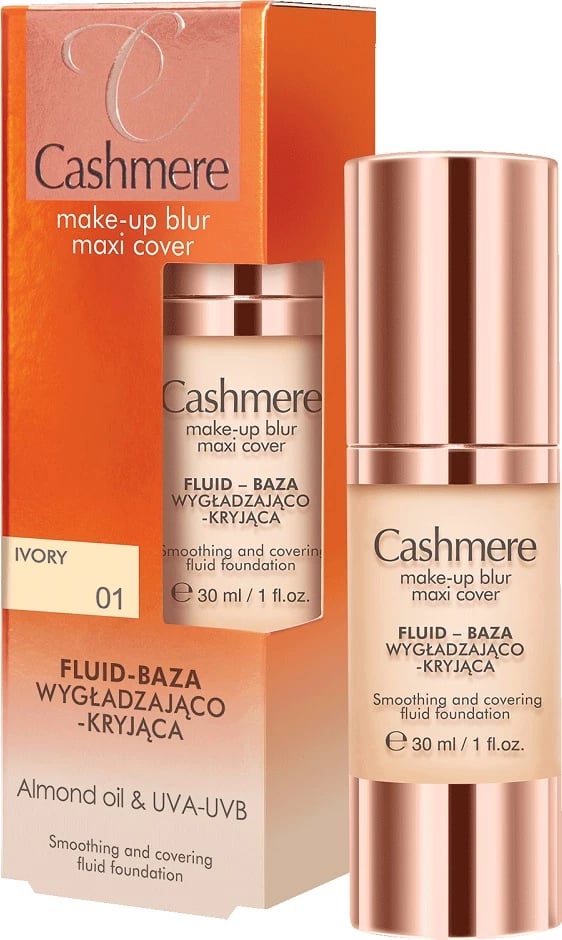 Fondatinë Cashmere Blur Maxi Cover 01 Ivory 30ml
