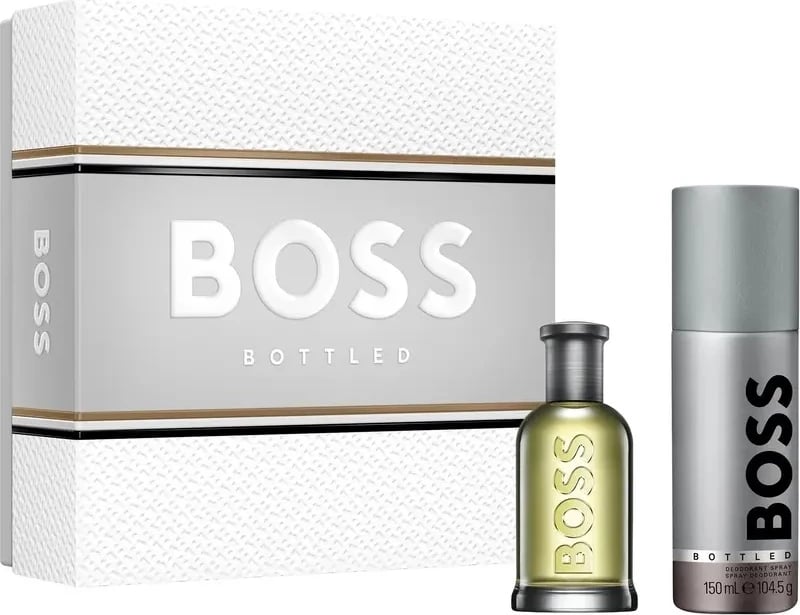 Set Eau de Toilette dhe deodorant për meshkuj Hugo Boss Bottled, 50ml + 150ml