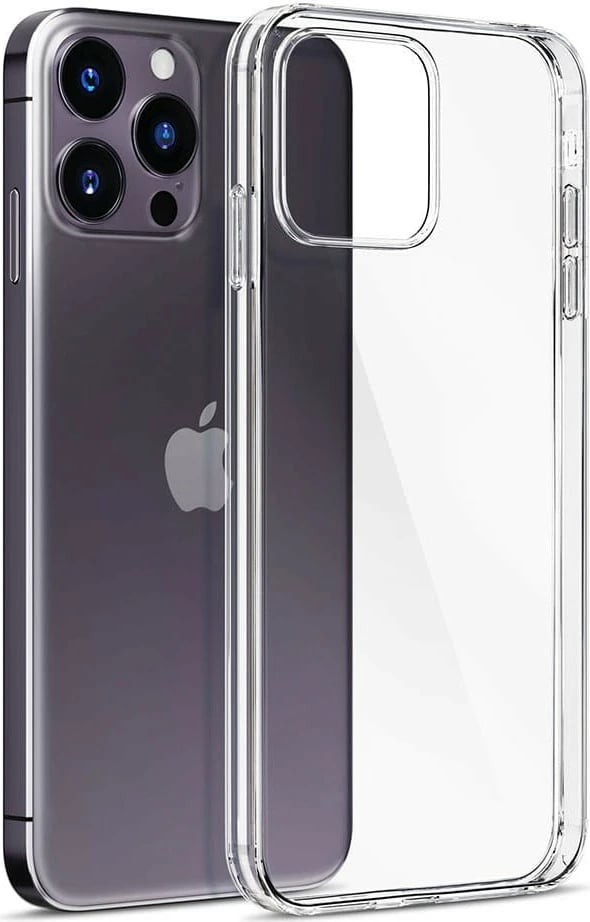 Mbështjellës 3MK Clear Case për iPhone 15 Pro 6.1, Transparent