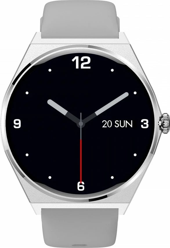 Smartwatch EcoWatch EW05 SL, 1.43", AMOLED, Bluetooth, Argjend