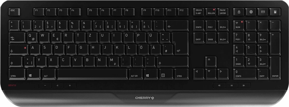 Set maus dhe tastierë Cherry GENTIXB JD-7000DE-2, layout gjerman (DE), USB Type-C, e zezë
