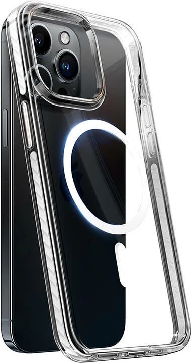 Mbështjellës Torras Spark Pro për iPhone 15 Pro, transparent