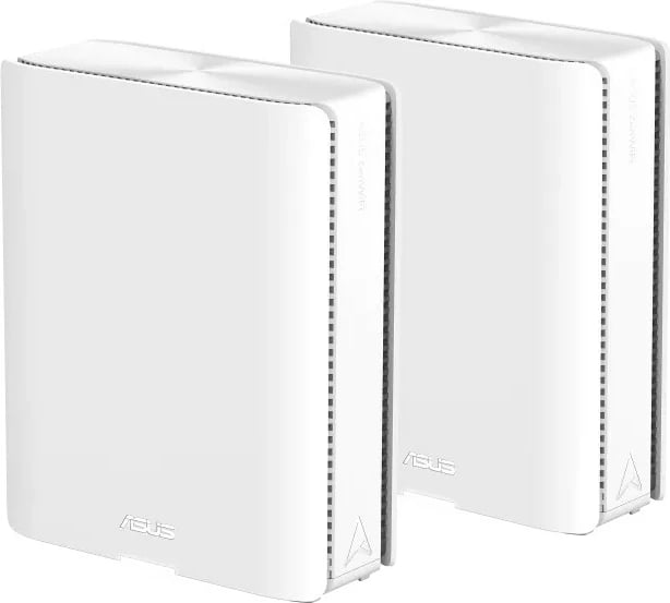 Sistem Mesh WiFi Asus ZenWiFi BQ16, Quad Band WiFi 7, 2 copë, Bardhë