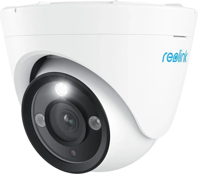 Kamerë sigurie Reolink P434, 4K, PoE, zmadhim optik 3X, detektim personi/automjeti/kafshe, vizion nate me ngjyra, e bardhë